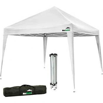 Carpa Plegable 3x3m Impermeable con Protección UV 50+ - Gazebo Pop-Up para Jardín y Eventos - Incluye Bolsa de Transporte - Blanca