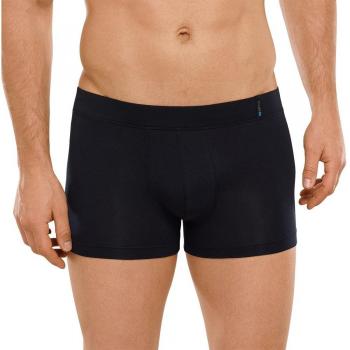 Bóxer SCHIESSER Long Life Soft Azul Negro XXL - Algodón, Transpirable, Sin Ingreso