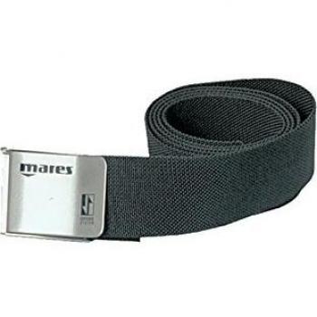 Mares Weight Belt - Stainless Steel Buckle - Cinturón de Buceo, Color Negro, Talla Bx
