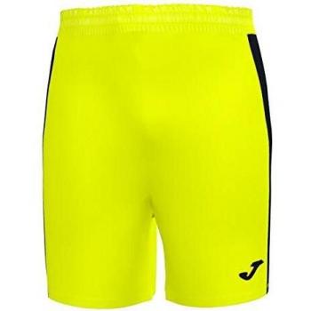 Joma Academy III Pantalon equipaciones, Niños, Amarillo flúor-Negro, 8XS-7XS