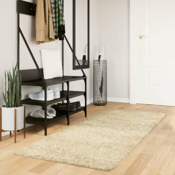 Alfombra larga Shaggy Modern Gold 80x200 cm