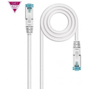 Nanocable Latiguillo Cat. 7 LSZHSFTP 1M Blanco