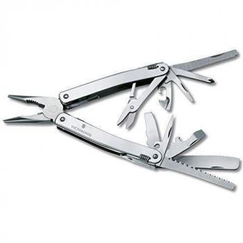 Victorinox Swiss Tool Spirit - Navaja multiusos con estuche de piel