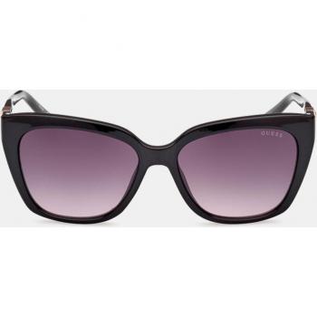 Guess Square Sunglasses for Women - Black Acetate, Model GU7878 01B, Size 55mm