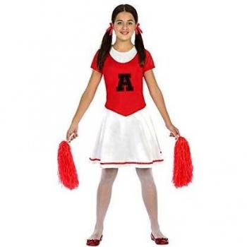 Disfraz de Animadora para Niños - 5/6 Años - Rojo