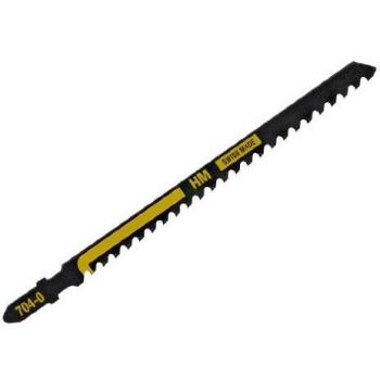 DEWALT DT2056-QZ - Hoja de sierra de calar Extreme bi-metal, long: 132mm, paso de diente: 4.3mm, puntas de carburo de tungsteno, para fibra de vidrio, plásticos y Corian hasta 65mm de espesor