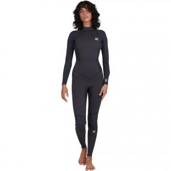 Billabong Traje de Surf de Mujer 3/2mm Launch con Manga Larga y Cremallera Trasera