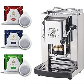 Cafetera Semi-Automática Faber PRO Total Inox 1,3 L para Cialdas ESE 44mm