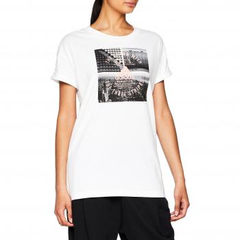 adidas Athletic Vibe W Camiseta, Mujer, Blanco