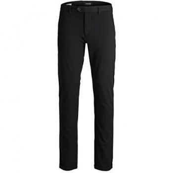 Jack & Jones Slim Fit Chino Trousers for Men - Black - Size 31/30