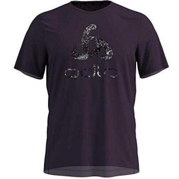 Odlo Element Light Prin - Camiseta de Manga Corta para Hombre, Hombre, Manga Corta, 313132, Night Shade FW19 - Camiseta de Manga Corta, Large