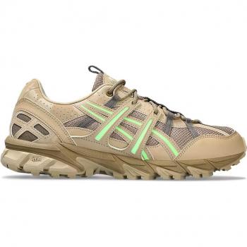 Asics Gel-Sonoma 15-50 Sneakers, Black/Green and Beige, Size 10.5
