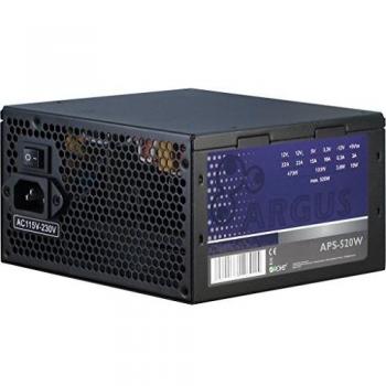 Inter-Tech Argus APS Fuente de Alimentación 520W ATX 20+4 pin Color Negro