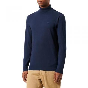 Suéter de punto de cuello alto Lee, Sky Captain, XXL para hombres