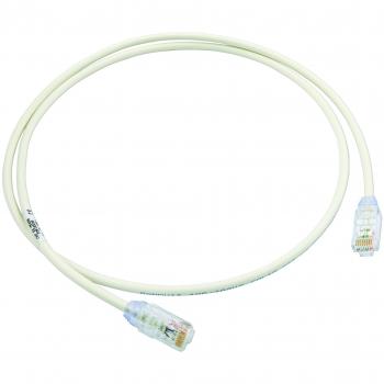 Cable de Red Panduit Cat 6A 28AWG UTP Patch Cord, CM/LSZH, Blanco 1 m