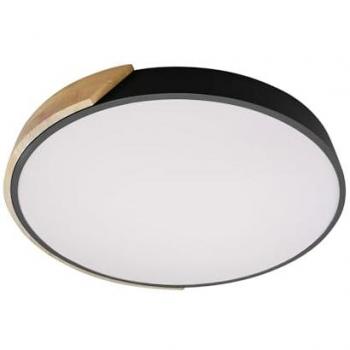 Plafón LED 24W Circular de Madera CCT Seleccionable Ø418 mm - Iluminación Sencilla y Constante 1800 lm