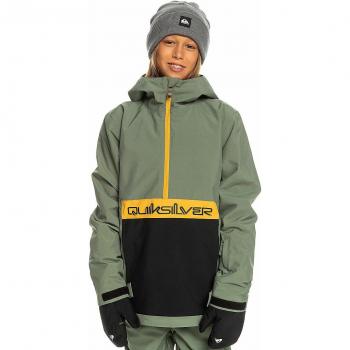Quiksilver Steeze Anorak de Esquí para Niño en color Verde, talla 16