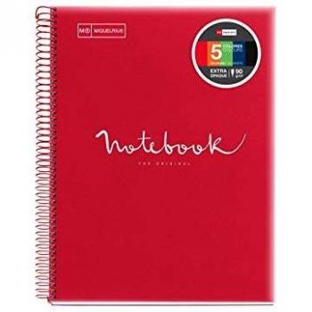 Miquelrius - Cuaderno Espiral A4, Tapa Plástico