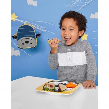 Skip Hop Zoo Bat - Tenedor y cuchara