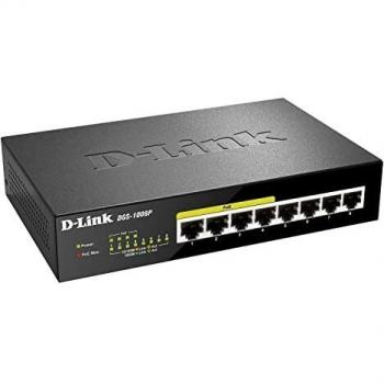 D-Link DGS-1008P Switch 8 Puertos Gigabit Ethernet con 4 Puertos PoE