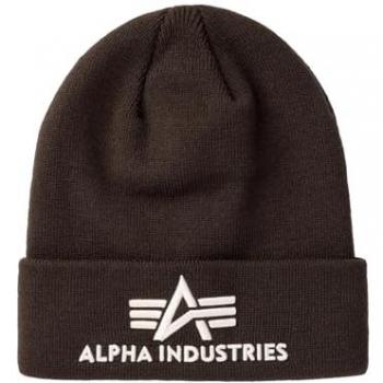 Alpha Industries 3D Beanie - Hunter Brown One Size