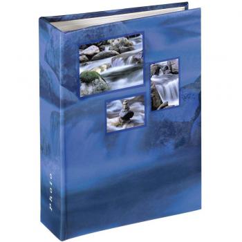 Hama 106263-Álbum para Pegar, álbum de Fotos, 100 páginas, Color Azul, 10x15