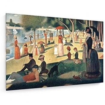 Seurat, G. / domingo por la tarde / 1885 - 60x40 cm - weewado - Impresiones sobre lienzo - Muro de arte