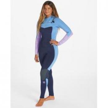 Traje de Surf para Mujer 4/3mm Synergy con Cremallera en el Pecho