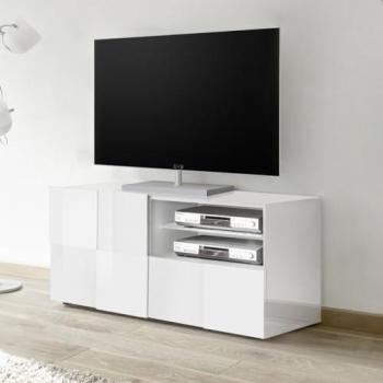 Mueble de TV pequeño Dama con 1 puerta y 1 cajón L121 cm