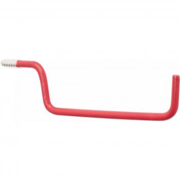 Gancho Rosca a Pared Simple Rojo