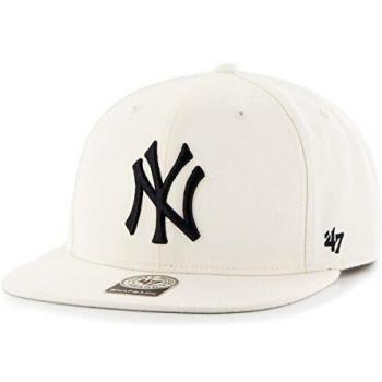 47 Brand New York Yankees No Shot Snapback Cap - One Size Natural