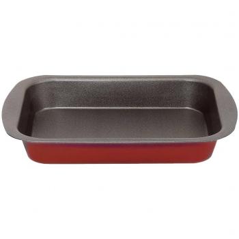 imf Bandeja Horno, Acero, Rojo, 43 x 30 x 5 cm