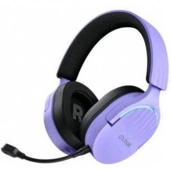 Trust GXT 491P Fayzo Auriculares Gaming Inalámbricos Morados
