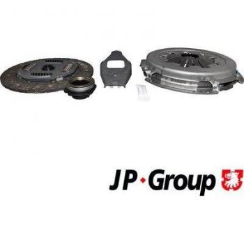 Kit de embrague JP GROUP 1530403910 - Incluye disco de embrague, plato de presión y cojinete de desembrague, diseñado para un rendimiento óptimo en vehículos