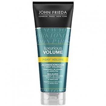 John Frieda Acondicionador Volumen 7 Días 250ml | Pelo Fino y Encrespado | Antiencrespamiento | Solido