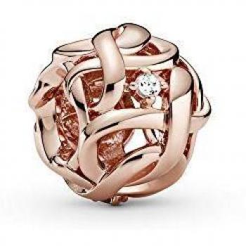 Pandora Rose Openwork Infinity Charm with Cubic Zirconia
