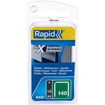 Agrafes Rapid Inox N°140 - 10mm - 650 piezas - Acero inoxidable