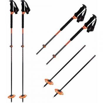 K2 Jaw Carbon PLUS-1SIZ cm-design-10D3030.1.1.1SIZ - Bastones de esquí para Hombre