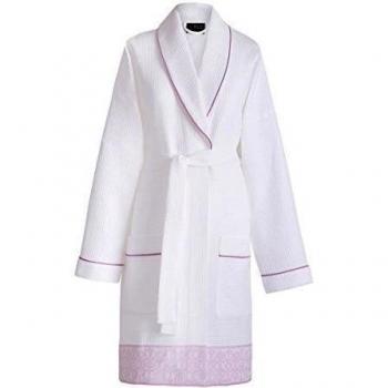 Le Jacquard Francais 22209 - Albornoz esthète algodón, color Rosa