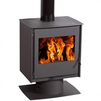 Estufa de Leña Toscana Ecodesign Juan Panadero 8 kW Titanium
