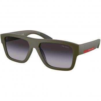 Prada Linea Rossa PS04ZS 15X09U Anteojos de Sol para Hombre Verdes con lentes de 56 mm