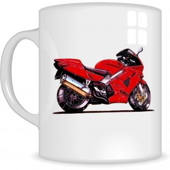 KA1142MG Koolart kruzroyal de Honda VFR regalos VFR800 Moto Honda acomodación - Taza para los hombres
