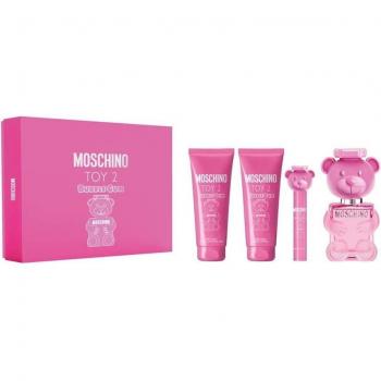 Moschino Toy 2 Bubble Gum Eau de Toilette Gift Set 100ml + Shower Gel 100ml + Body Lotion 100ml + Travel Spray 10ml