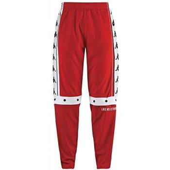 Kappa Baltas Authentic Pantalón, Hombre, Rojo, L