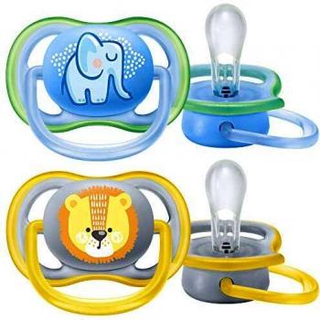 Philips Avent Ultra Air Decorated Pacifier Set 0-6 Months Baby Boy 2 Units