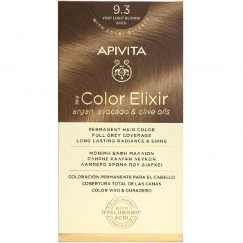 Apivita My Color Elixir Hair Color Ammonia-Free Shade 9.3 Very Light Blonde Gold 125ml