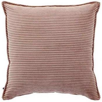 Kave Home - Funda cojín Wilma 60 x 60 cm pana rosa