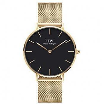 Daniel Wellington Petite 36mm Evergold Black Ladies Watch