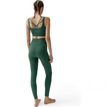 Leggins de mujer Naisha Born Living Yoga - Verde, material elástico, diseño cómodo, ideal para yoga y actividades deportivas