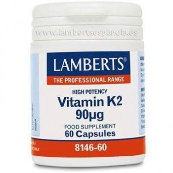 Lamberts Vitamina K2 90 ug - 60 Cápsulas